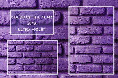 Son moda renk kavramı. Ultra mor renkle ayarla.