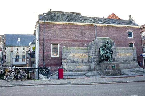 Dordrecht Paesi Bassi Ottobre 2014 Monumento Fratelli Johan Cornelis Witt — Foto Stock