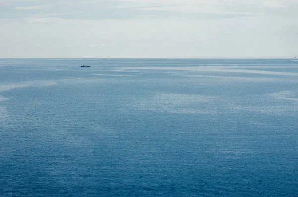 Mar Verano Panorama Descanso Bahía Mar Azul Estado Ánimo Tranquilo — Foto de Stock