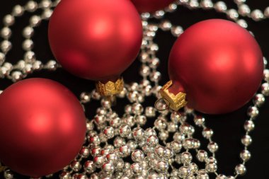 Yılbaşı ağacı süsleri yılbaşı kırmızı Noel topları