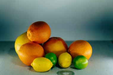 Turuncu, turuncu, limon, limon, zeytin, greyfurt