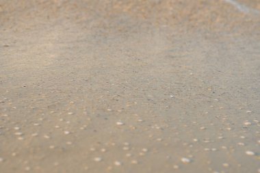 Güzel mavi okyanus dalgası ve köpük