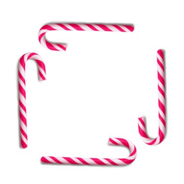 Beyaz arkaplanda şeker kamışı