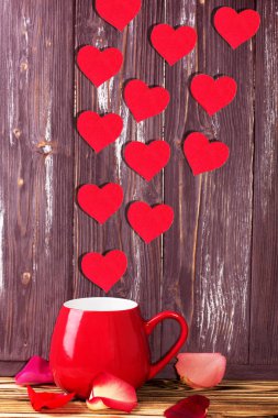 Sevgililer günü kalpleri ve Kupası