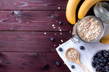 Blueberry ile yulaf gevreği