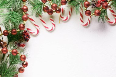 Köknar ile Noel arka plan