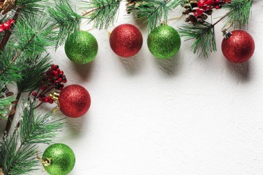 Köknar ile Noel arka plan