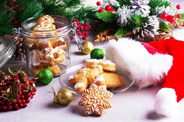 Plate of Christmas cookies — Stock Photo, Image