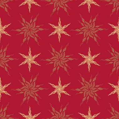  stilize vintage altın yıldız