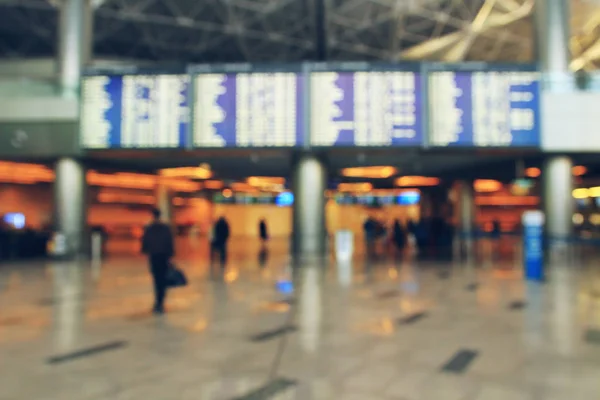 Blurred background of people traveling in Airport. — Stock Photo, Image