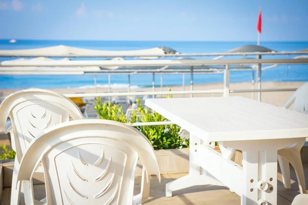 Akdeniz restoranı tablo resort üzerinde Deniz Manzaralı.