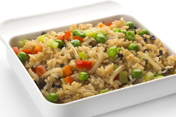 Fried rice with vegetables