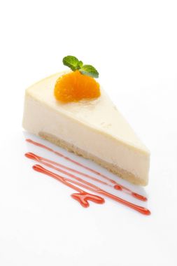 Mandalina ile peynir pasta