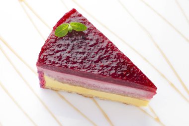 Ahududu ve mango kek