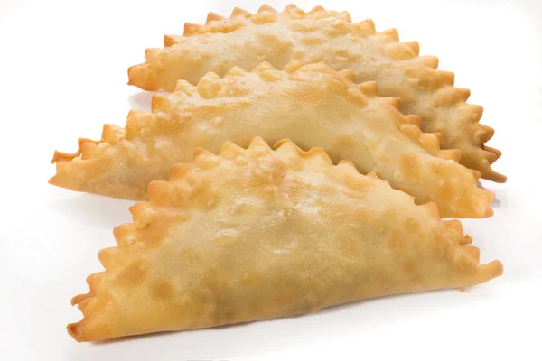 Kızarmış et ile Chebureks 