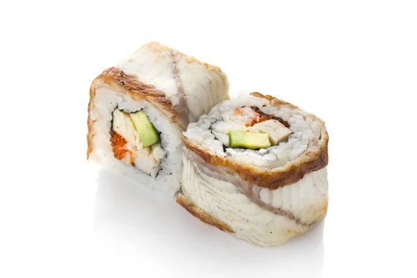 Eel sushi roll japanese food — Stock Photo, Image