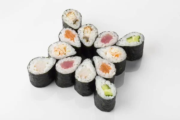 Sushi rulle set — Stockfoto