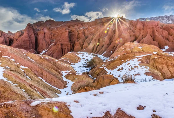 Pohádka kaňonu, Kyrgyzstán — Stock fotografie