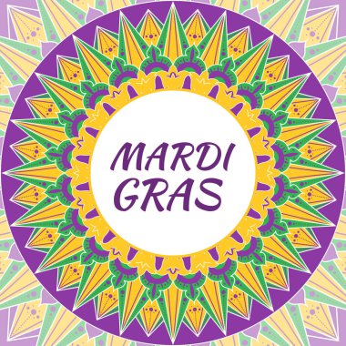 Mardi Gras karnavalı arka plan vektör