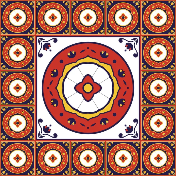 Azulejos patrón de piso vector — Archivo Imágenes Vectoriales