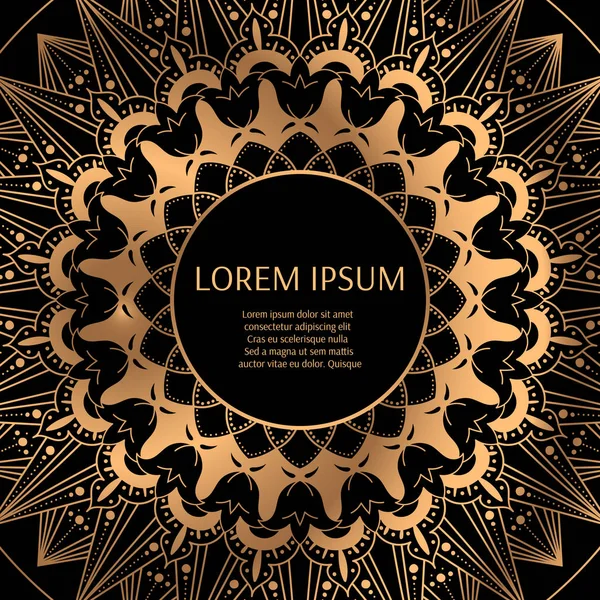 Altın arka plan siyah tasarlamak vektör