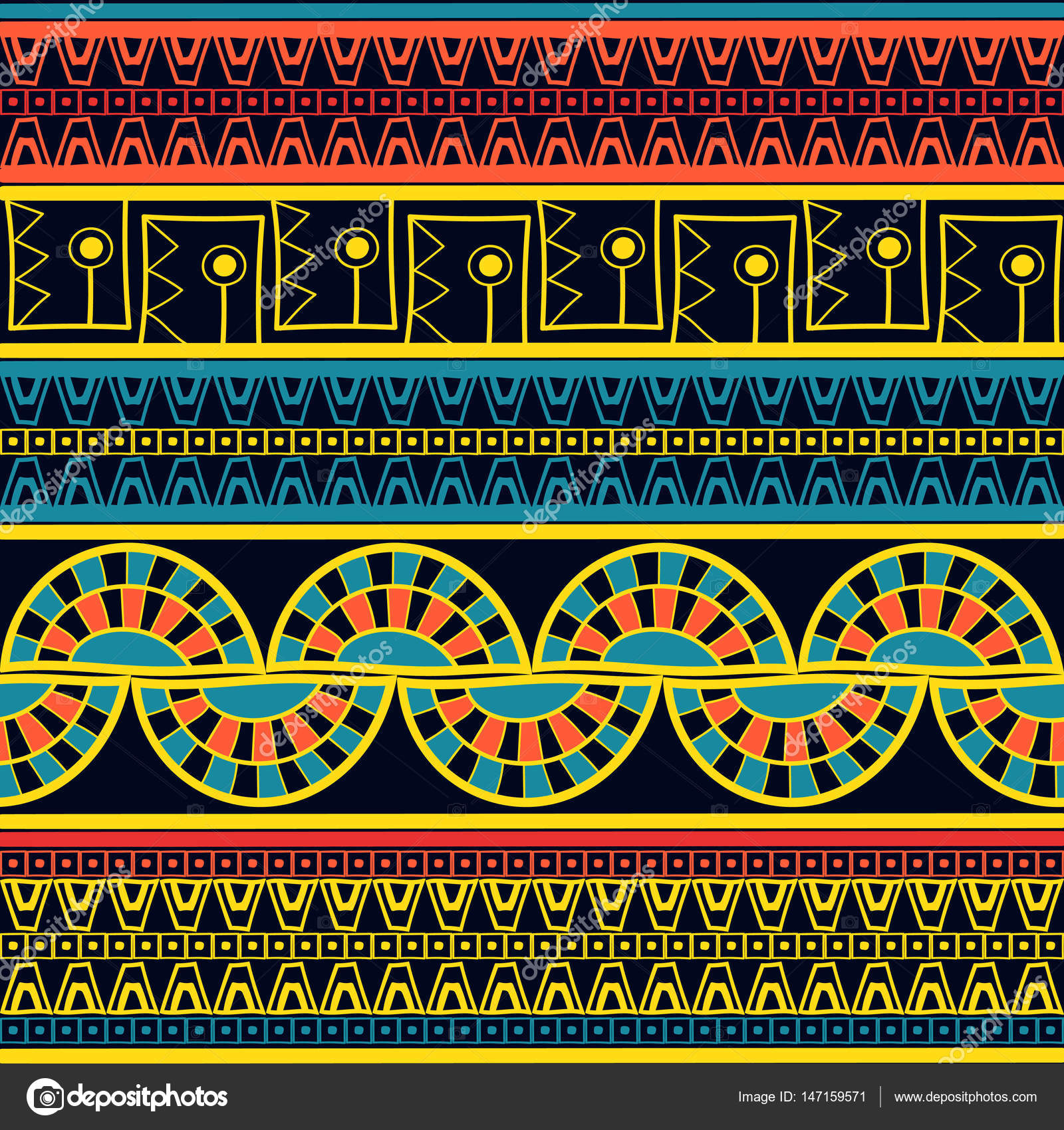 Peruvian pattern seamless vector. Stock Vector by ©irinelle 147159571
