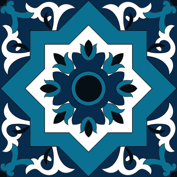 イル パターン分離デザインのベクトル。ポルトガルのタイル — ストックベクタ
