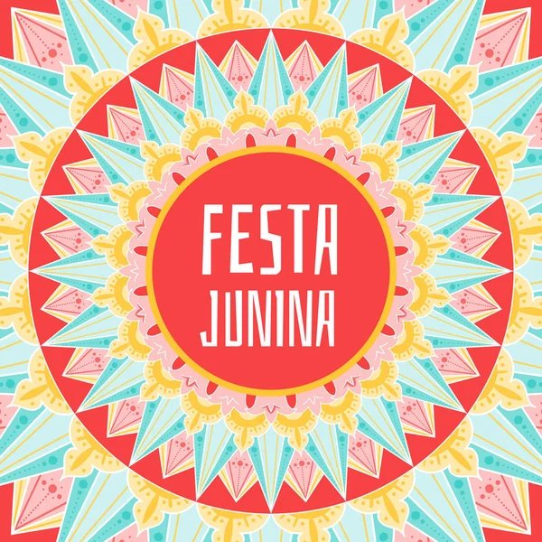 Festa Junina Hintergrundvektor — Stockvektor