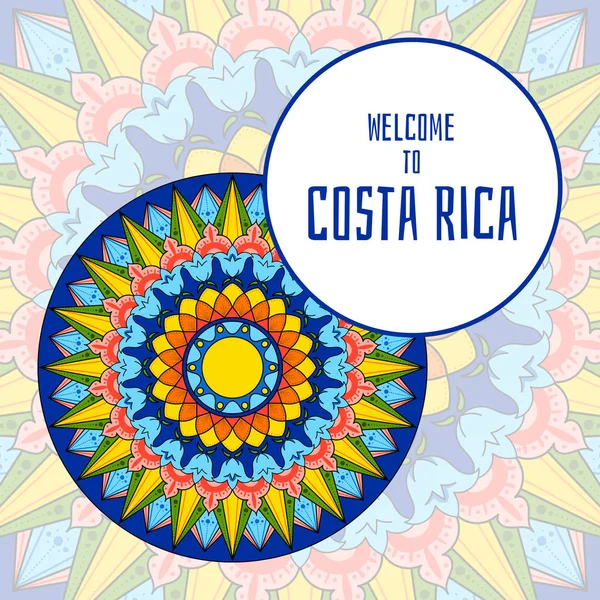 Costa Rica wektor — Wektor stockowy