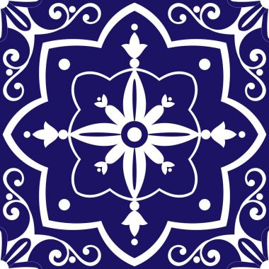 Vintage fayans tasarlamak vektör 