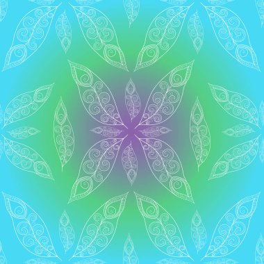 Tavus kuşu tüyü tasarlamak vektör sorunsuz