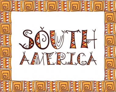 Güney Amerika kabile poster