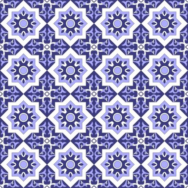 Fayans desen vektörü. Talavera deseni