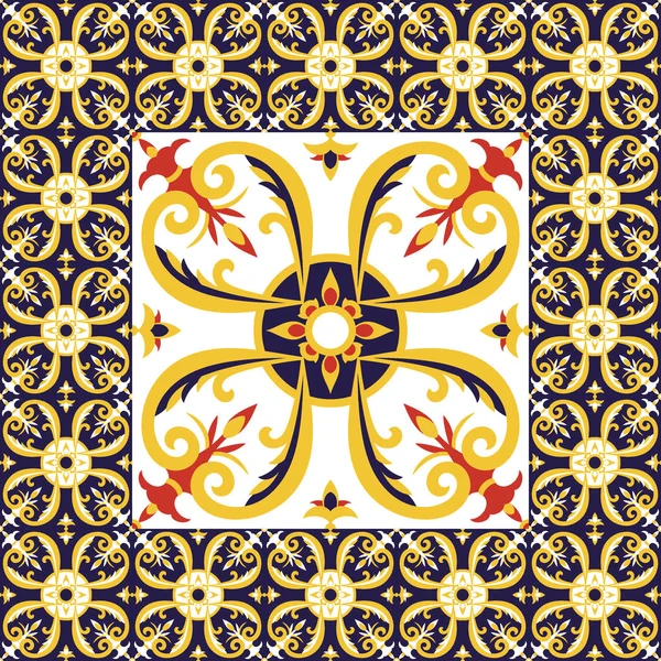 Tiles floor pattern vector with ceramic tiles — Stock Vector