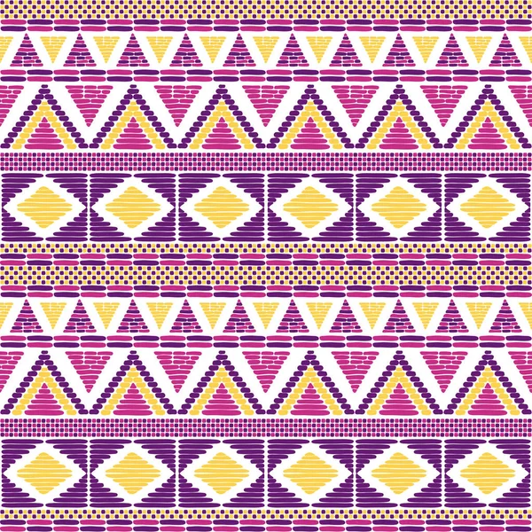 Modèle tribal vecteur sans couture — Image vectorielle