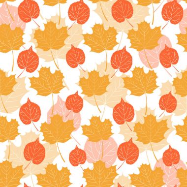 Altın sonbahar orman tasarlamak vektör sorunsuz