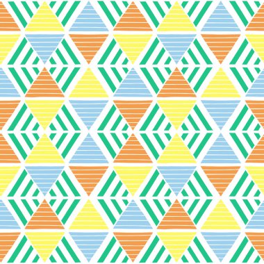 Kesintisiz geometrik desen vektör yaz