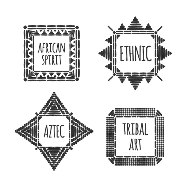 Уникальный вектор логотипа Африки — стоковый вектор