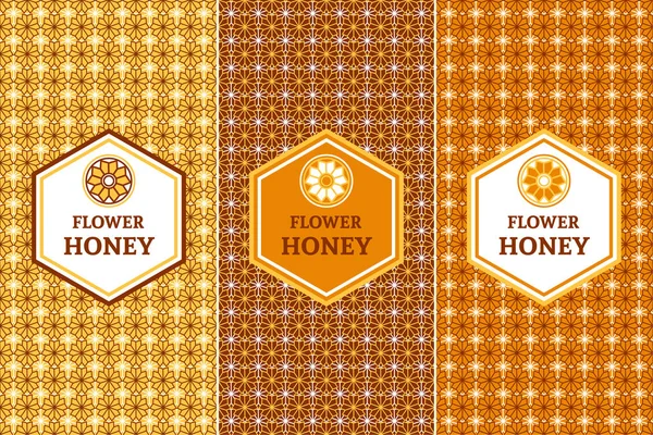 Bal paket şablonu vektör ayarla