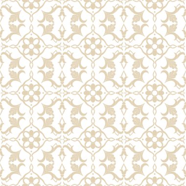 Barok çiçek desenli vektör sorunsuz