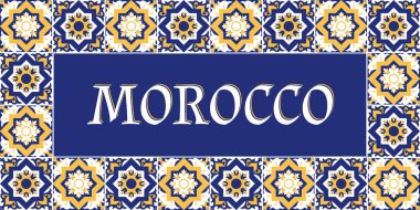 Fas Seyahat afiş vektör