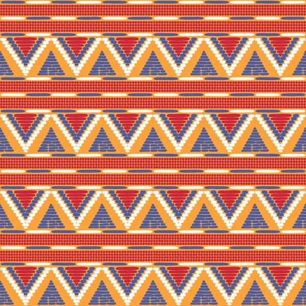 Modèle tribal vecteur sans couture — Image vectorielle