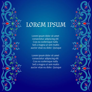 Vintage çiçek plan vektör