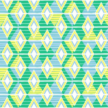 Kesintisiz geometrik desen vektör yaz