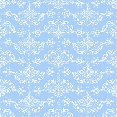 Barok çiçek desenli vektör sorunsuz