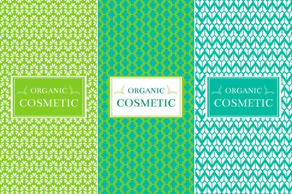 Kozmetik ambalaj tasarım şablonu vektör ayarla