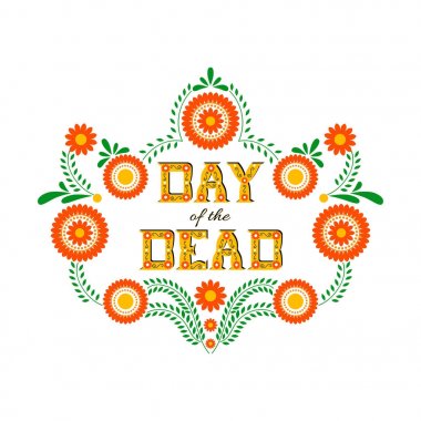 Gün ölü vektör çizim poster