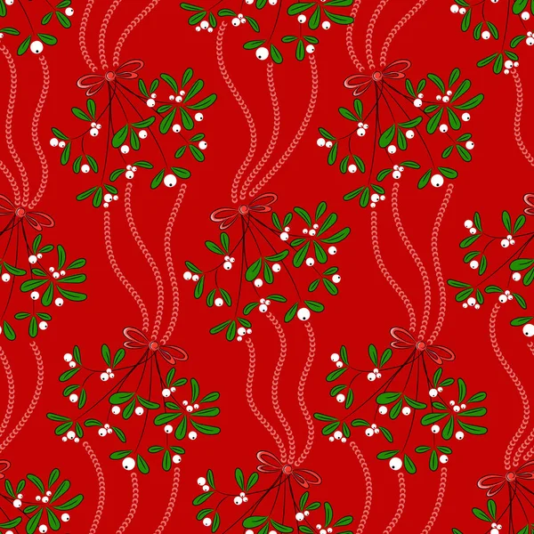 Vintage naadloze Kerst patroon vector voor inpakpapier — Stockvector