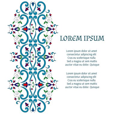 Vintage model kartı şablonu vektör