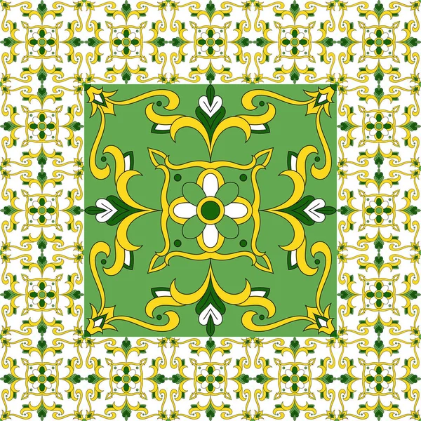 Yeşillik fayans zemin